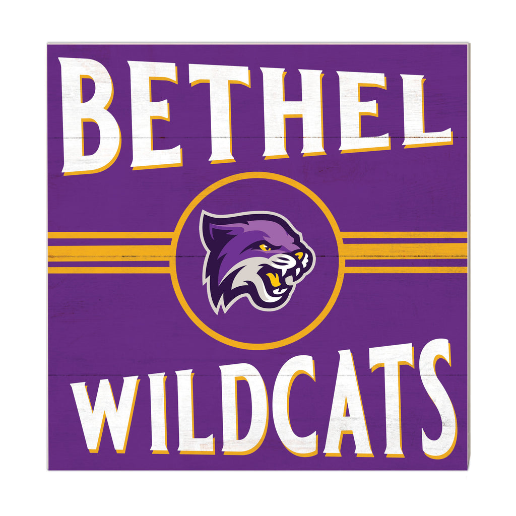 10x10 Retro Team Sign Bethel University Wildcats
