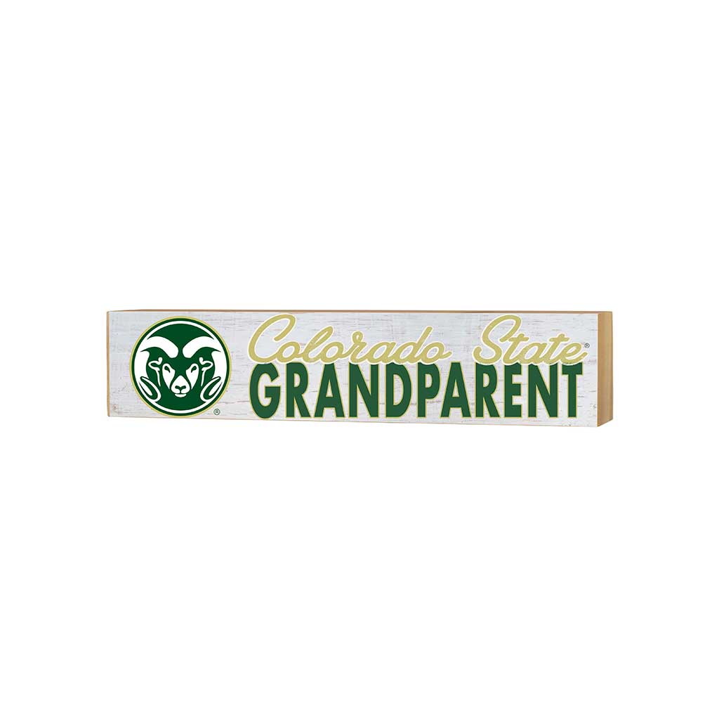 3x13 Block Weathered Grandparent Colorado State-Ft. Collins Rams