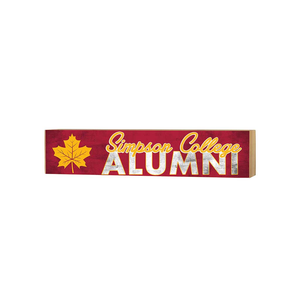 3x13 Block Team Logo Alumni Simpson College The Storm