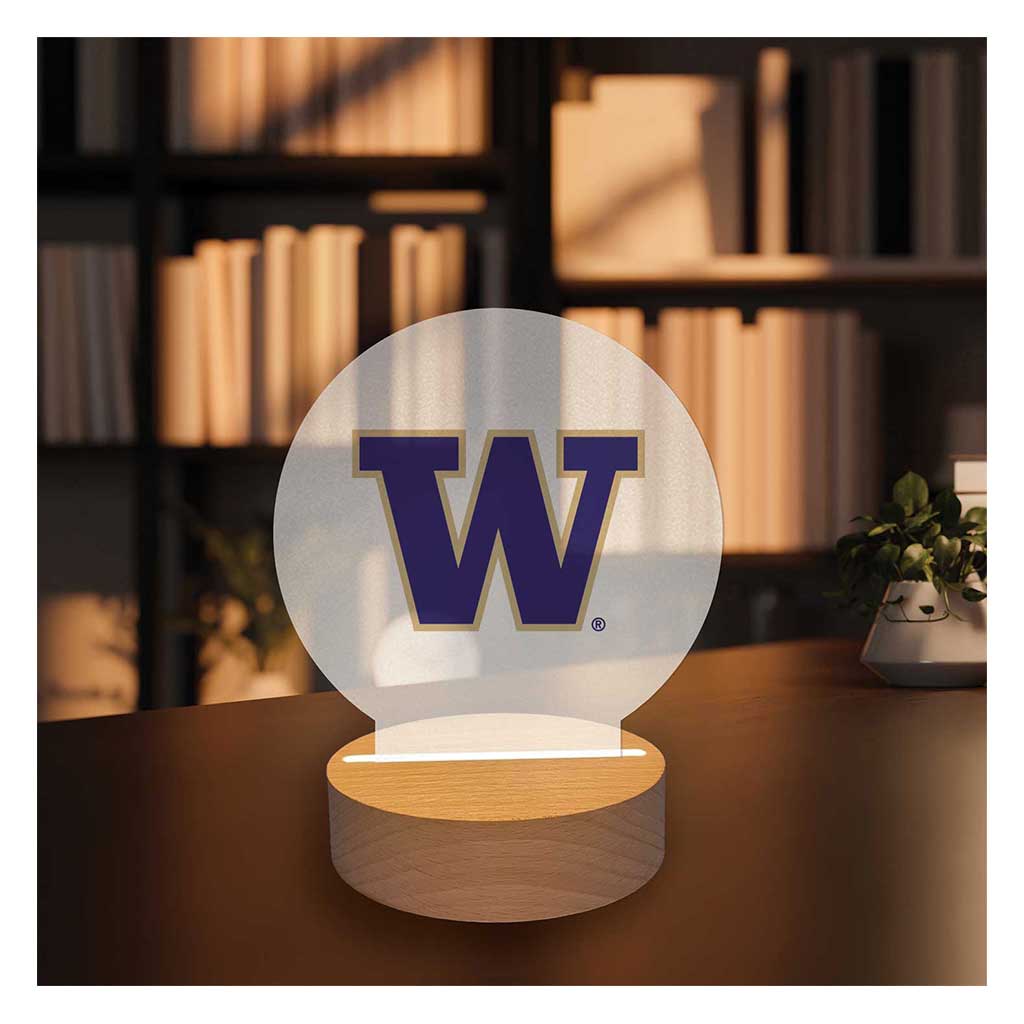 Team Logo Acrylic Light Up Bundle Washington Huskies