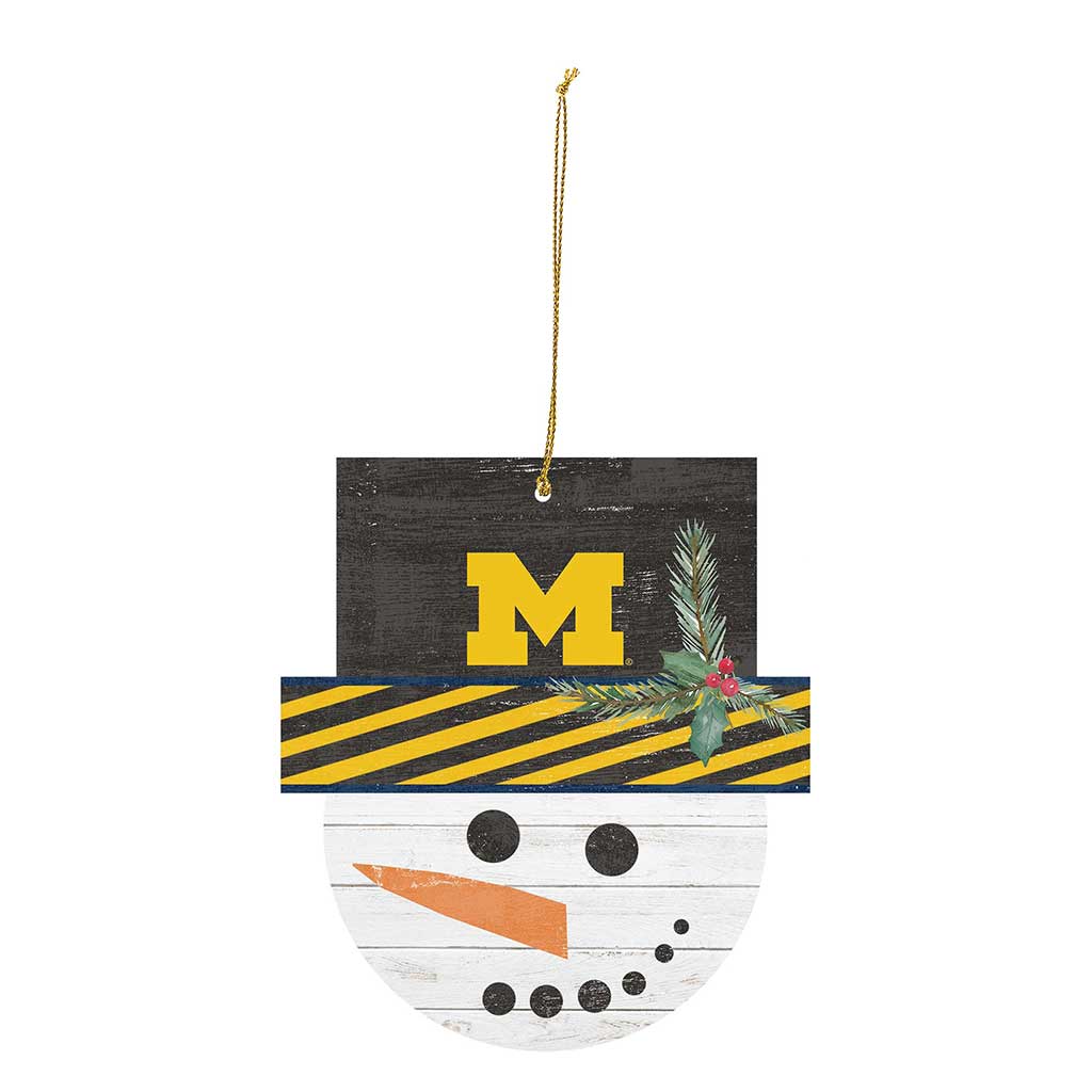 3 Pack Christmas Ornament Michigan Wolverines