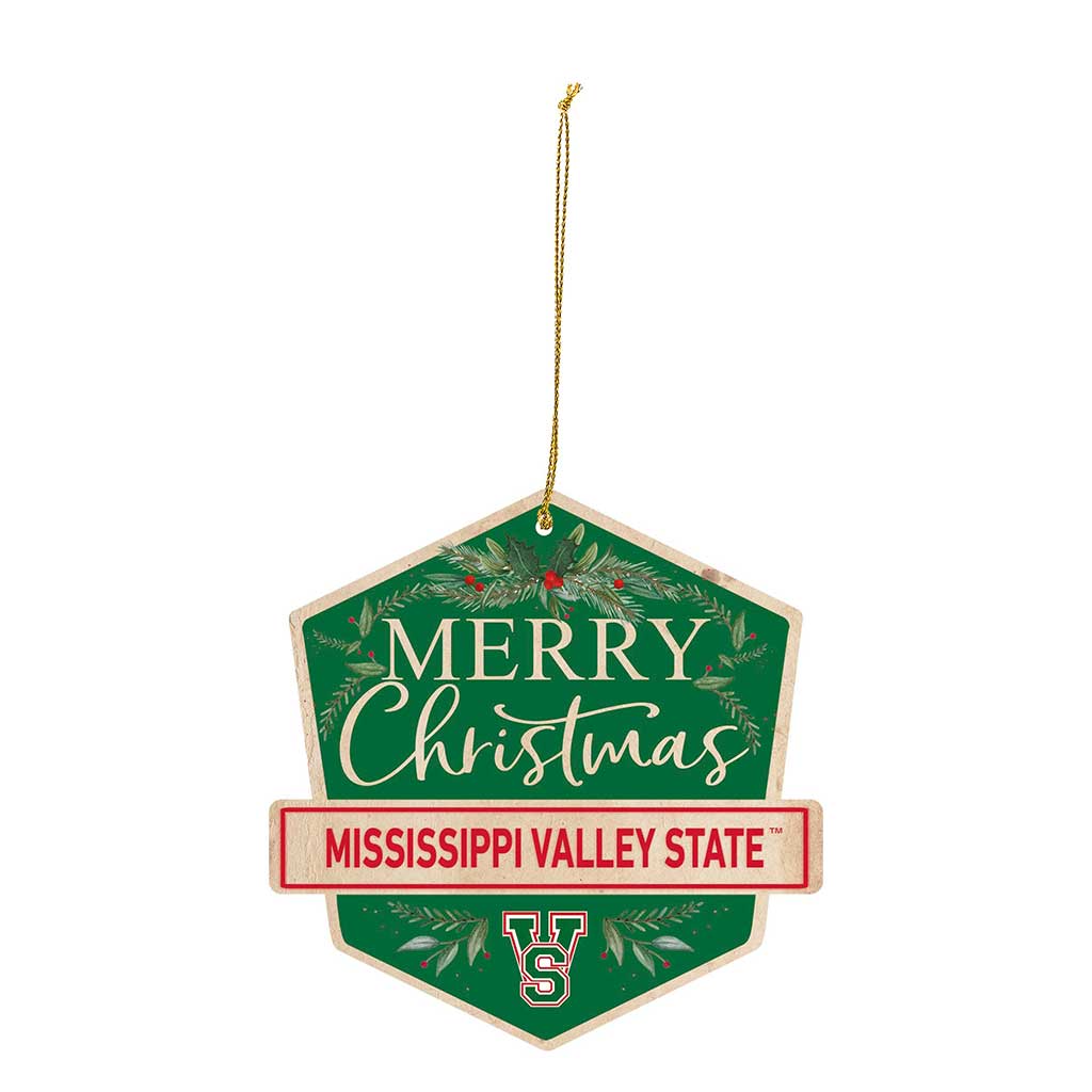 3 Pack Christmas Ornament Mississippi Valley State Delta Devils