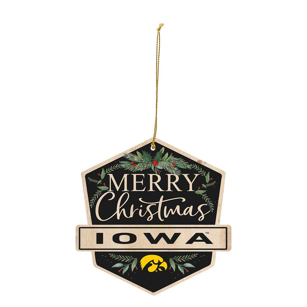 3 Pack Christmas Ornament Iowa Hawkeyes