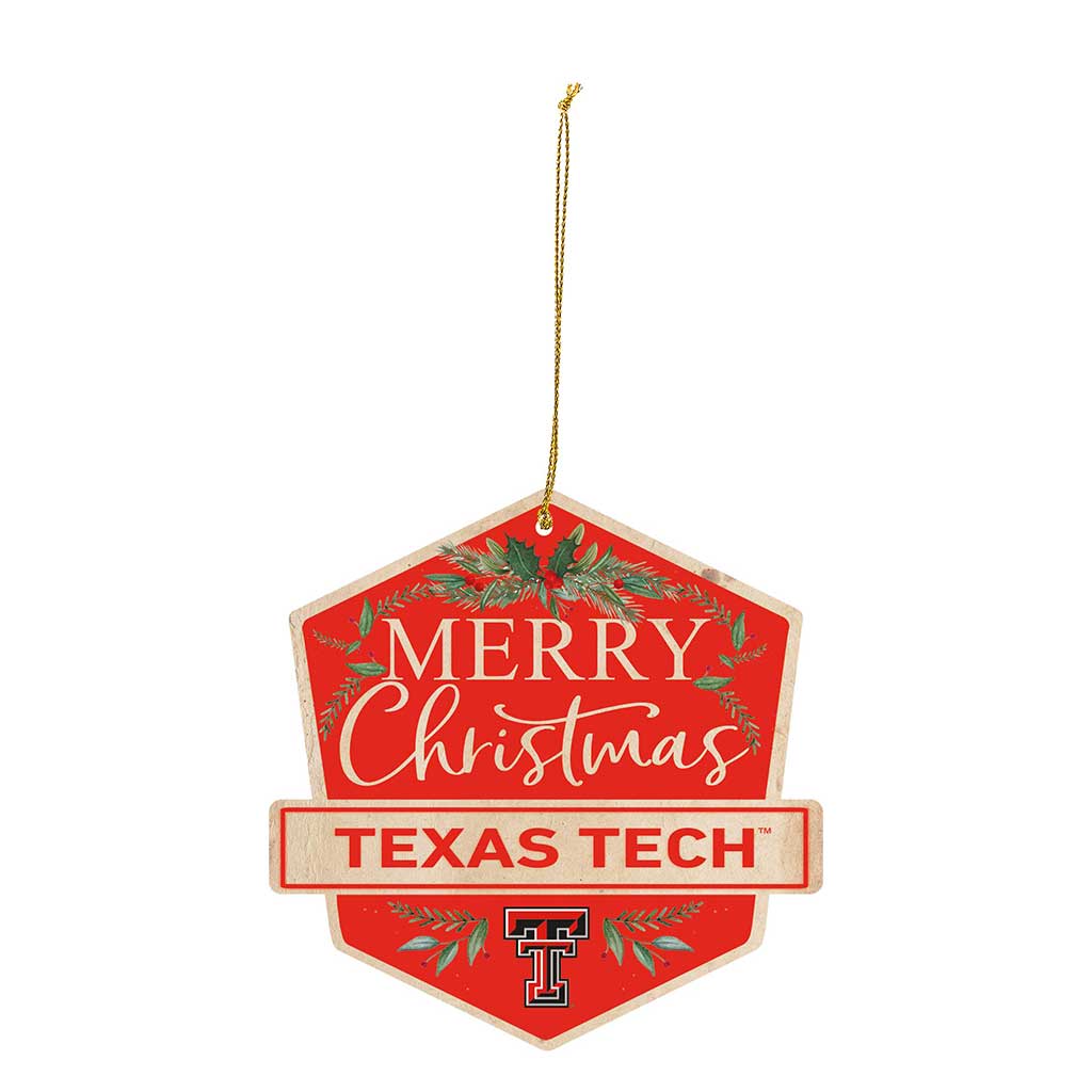 3 Pack Christmas Ornament Texas Tech Red Raiders