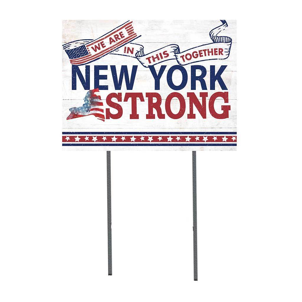 New York Strong Lawn Sign