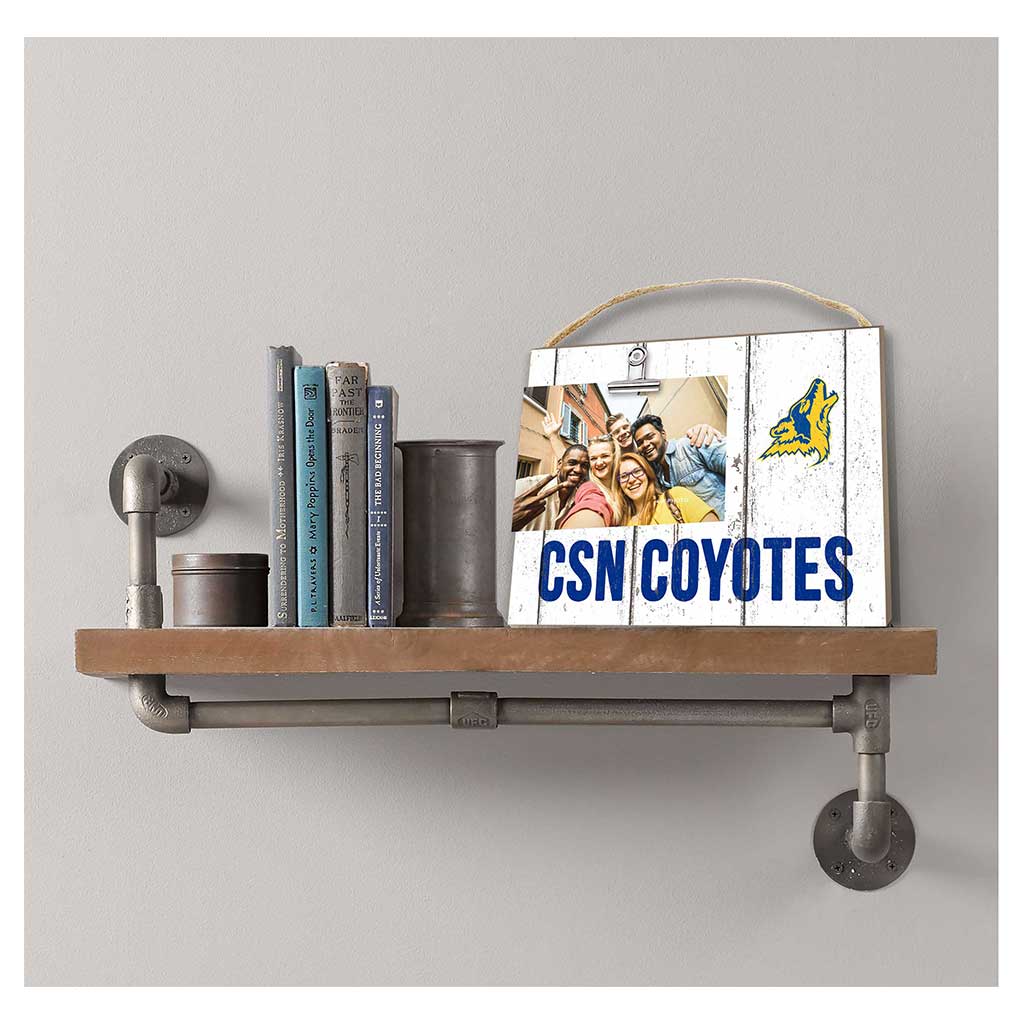 Clip It Weathered Logo Photo Frame College of Southern Nevada Coyotes