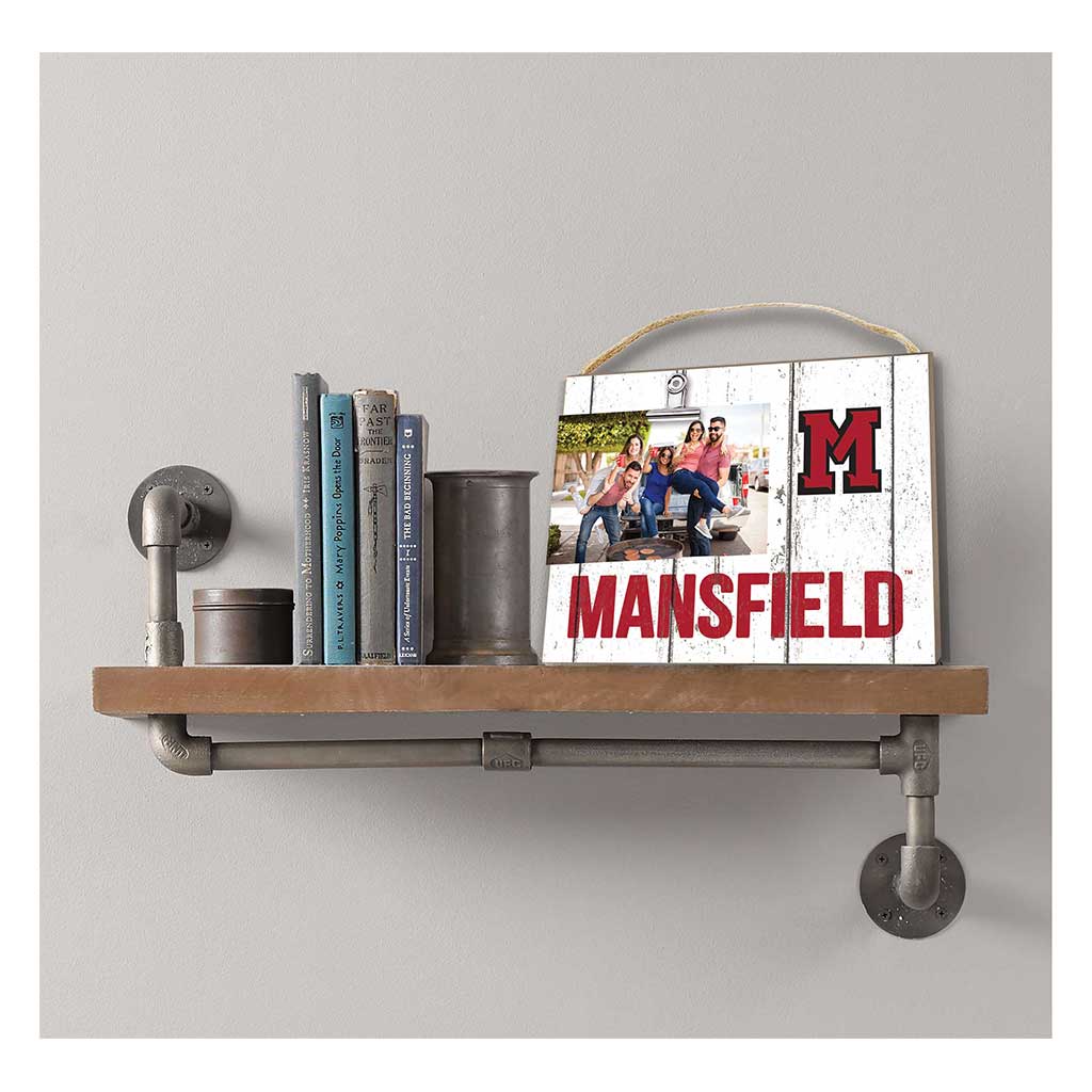 Clip It Weathered Logo Photo Frame Mansfield University Mountaineers