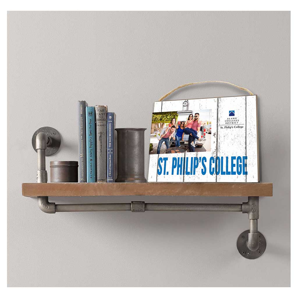 Clip It Weathered Logo Photo Frame St. Philips College Tigers
