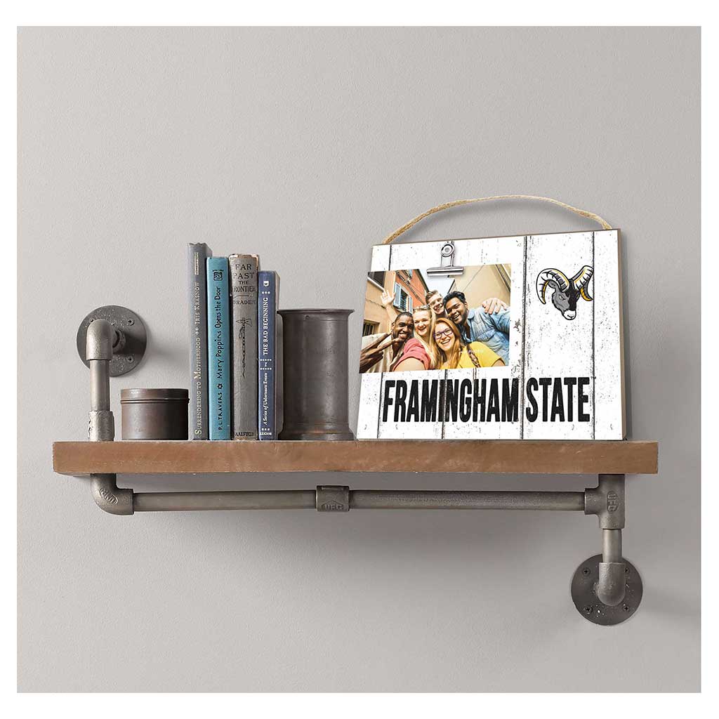 Clip It Weathered Logo Photo Frame Framingham State Rams