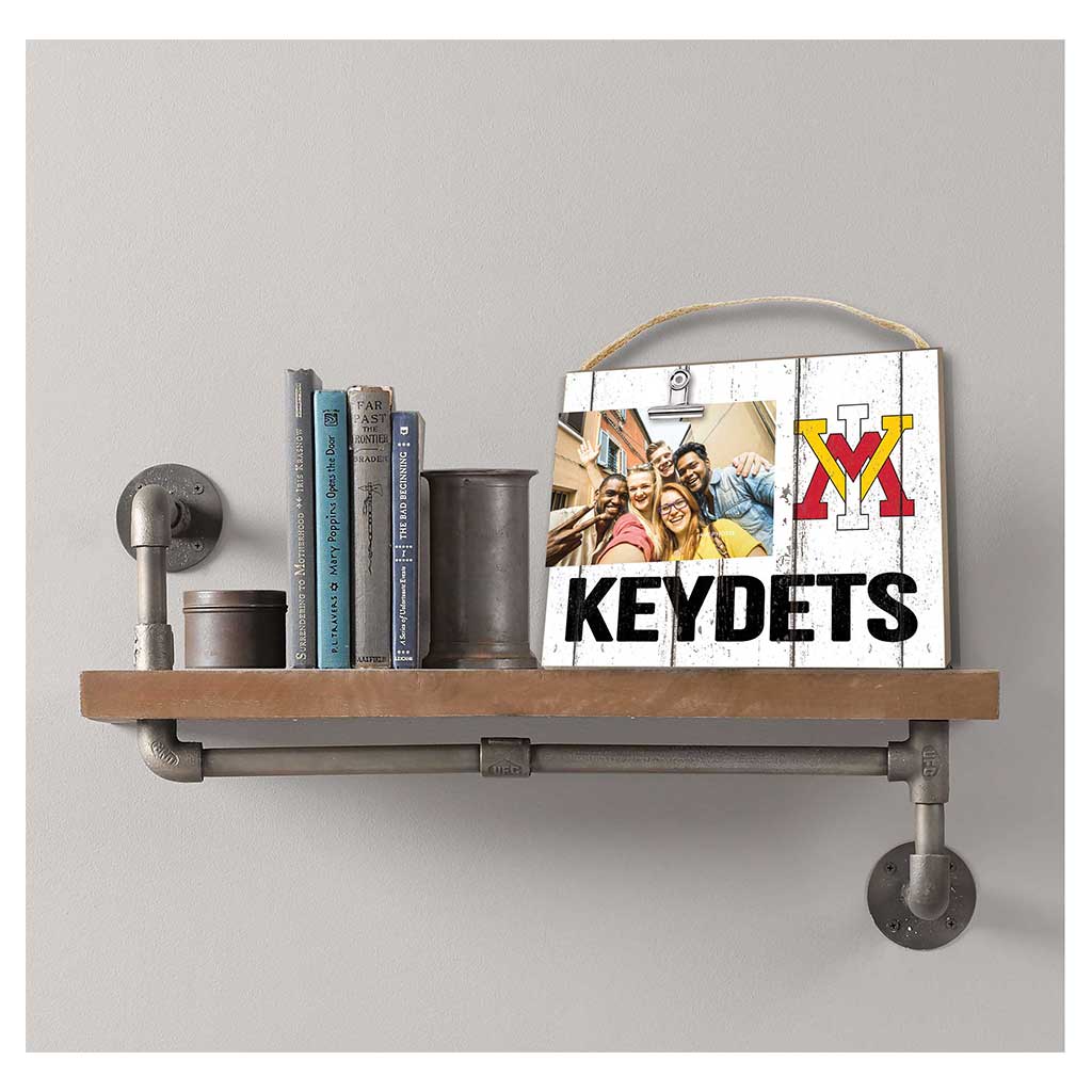 Clip It Weathered Logo Photo Frame Virginia Military Institute Keydets