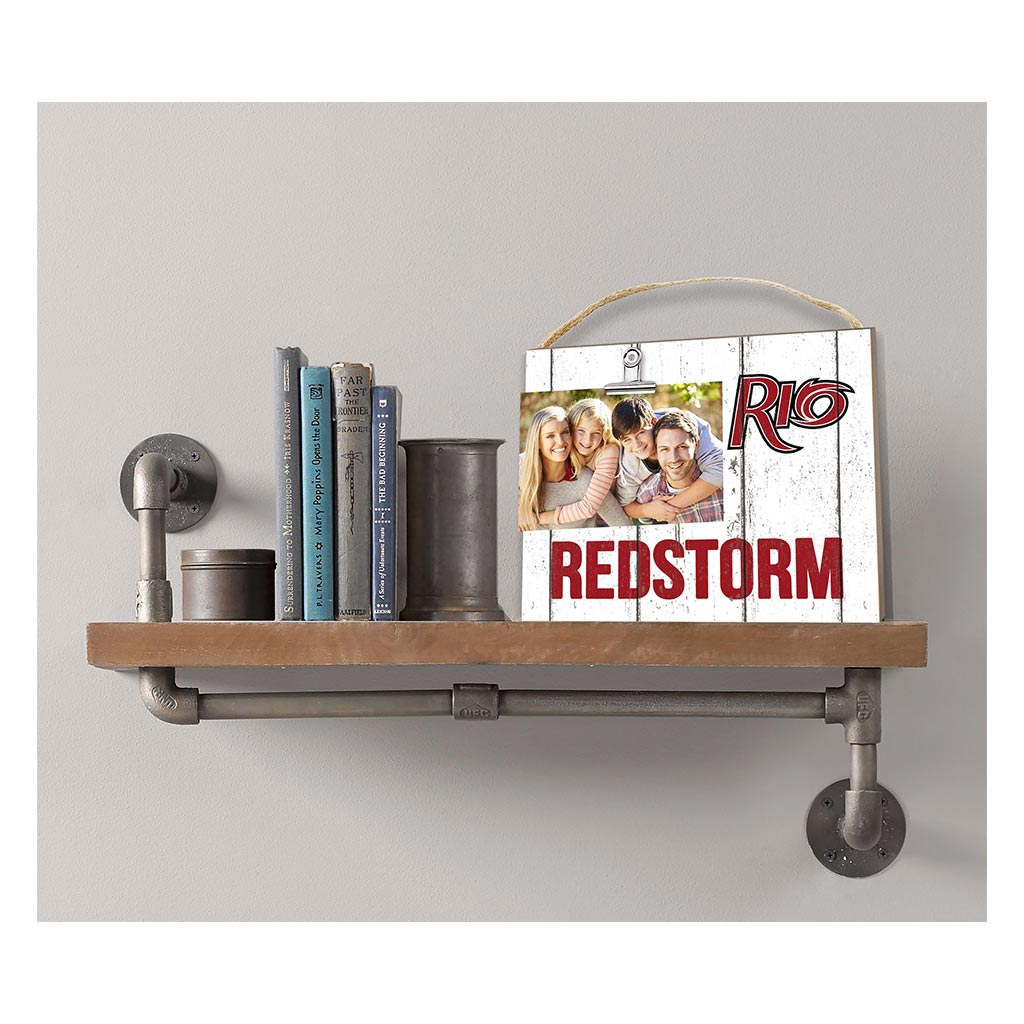 Clip It Weathered Logo Photo Frame University of Rio Grande Red Storm