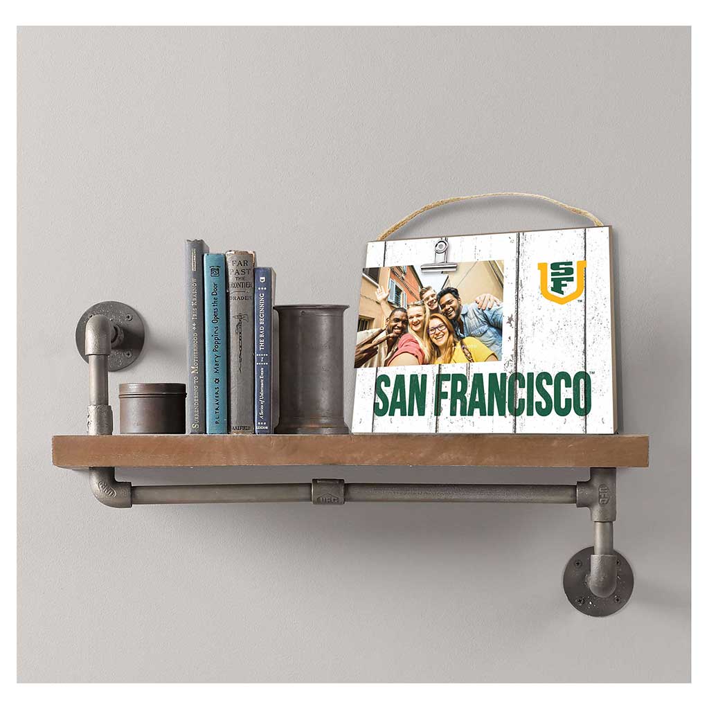 Clip It Weathered Logo Photo Frame San Francisco Dons
