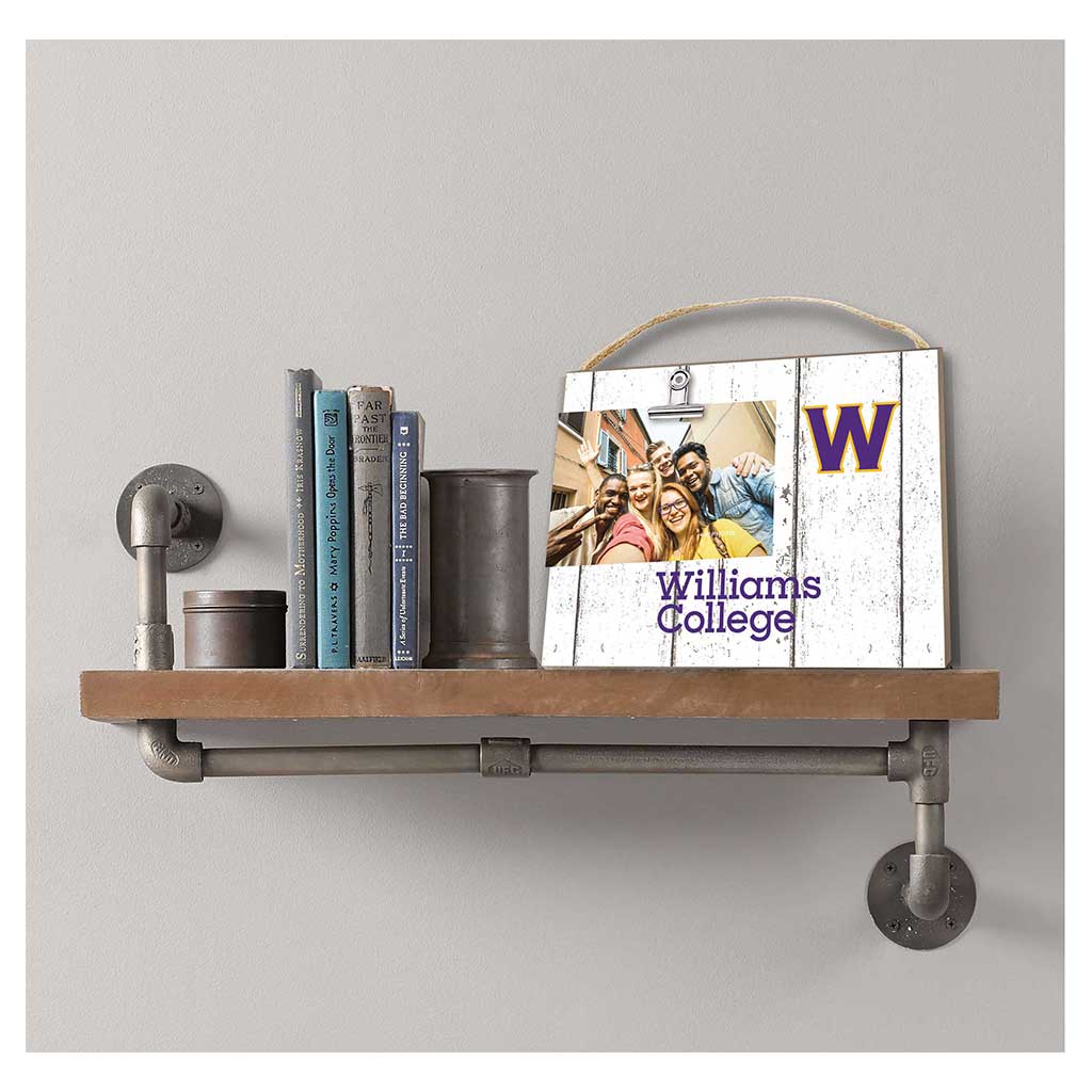 Clip It Weathered Logo Photo Frame Williams College Ephs