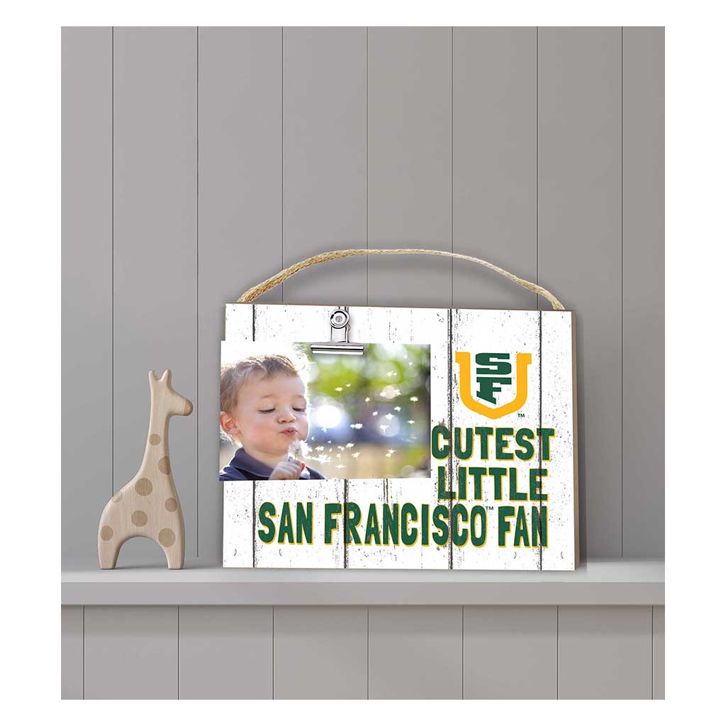 Cutest Little Weathered Clip Photo Frame San Francisco Dons