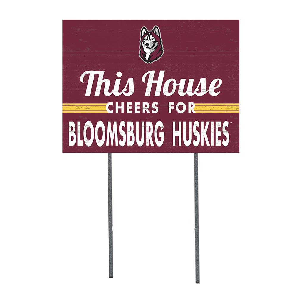 18x24 Lawn Sign Bloomsburg Huskies