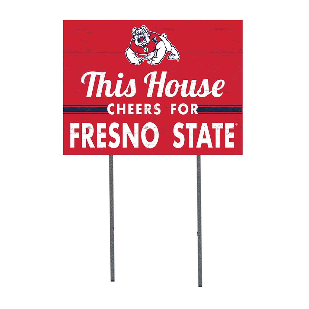 18x24 Lawn Sign Fresno State Bulldogs