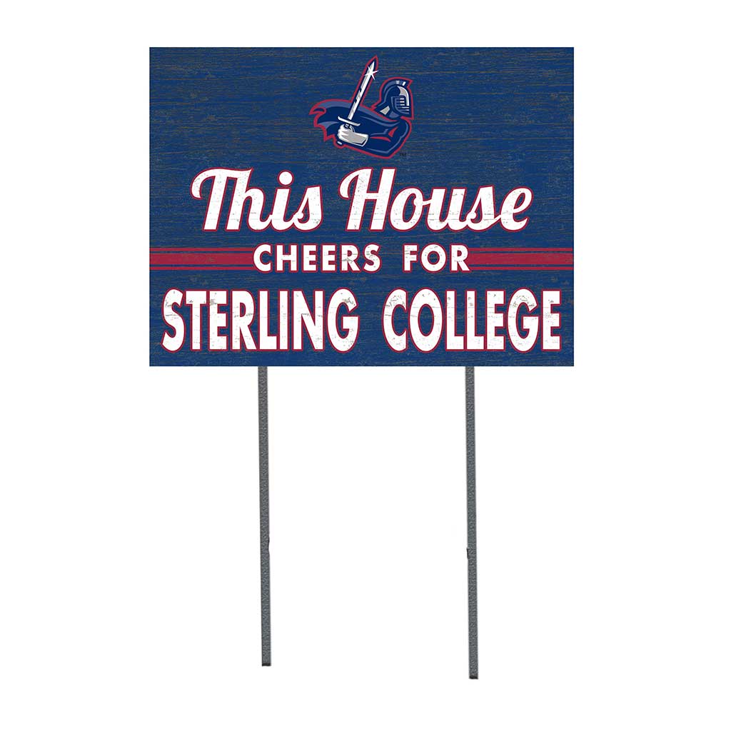 18x24 Lawn Sign Sterling College Warriors