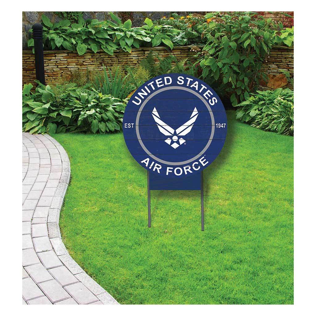 Colored Logo Air Force Lawn Sign