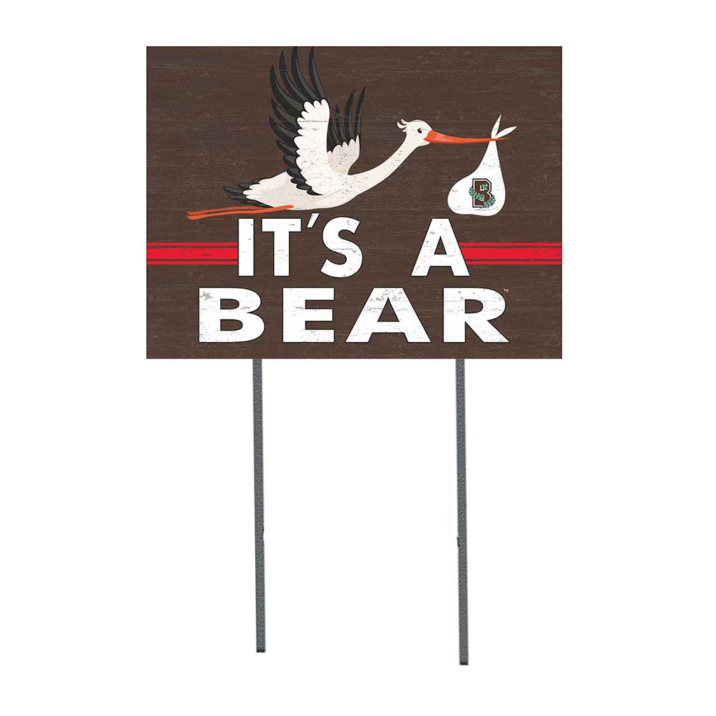 18x24 Lawn Sign Stork Yard Sign It's A Brown Bears