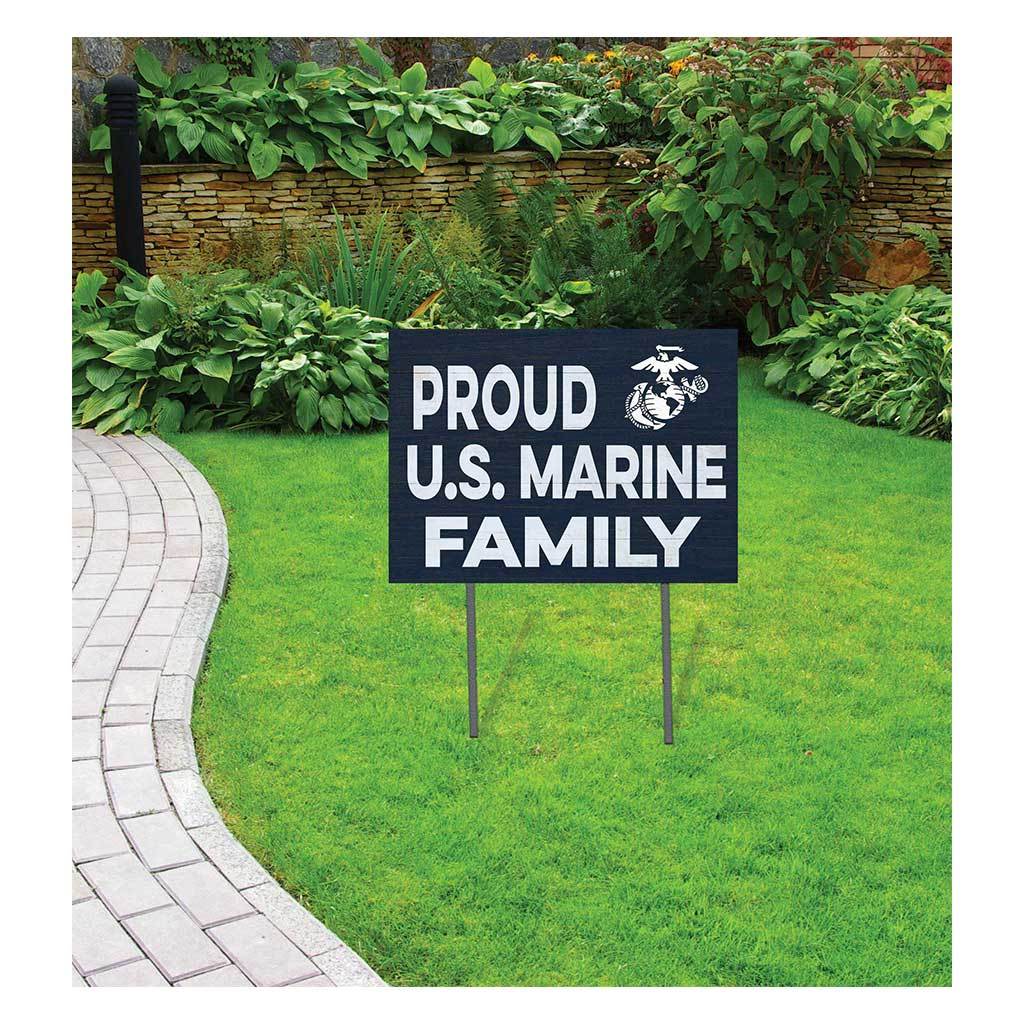 Proud Marine Family Lawn Sign