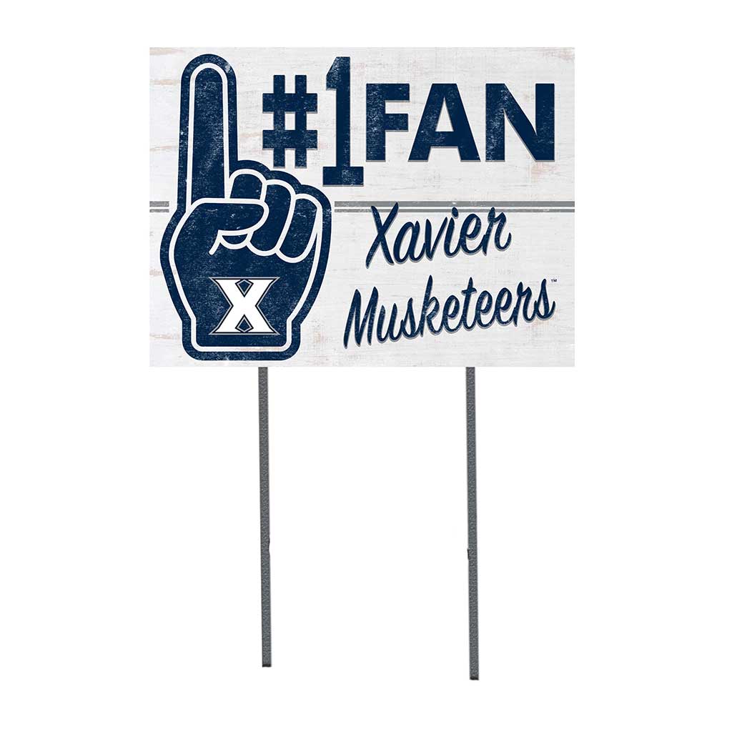 18x24 Lawn Sign #1 Fan Xavier Ohio Musketeers