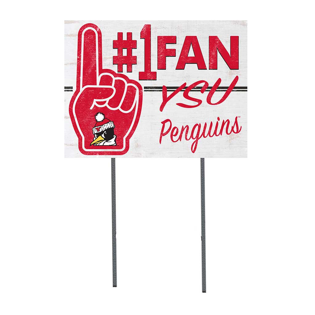 18x24 Lawn Sign #1 Fan Youngstown State University