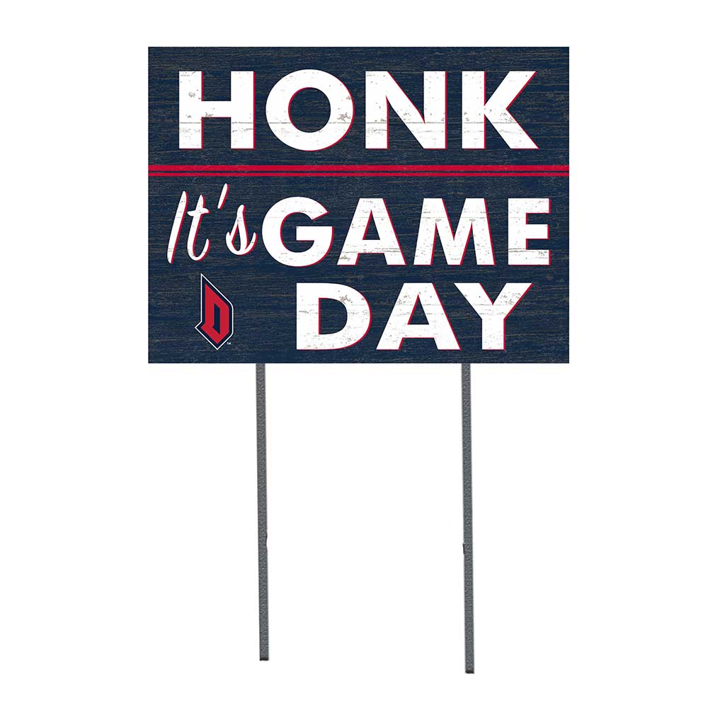 18x24 Lawn Sign Honk Game Day Duquesne Dukes