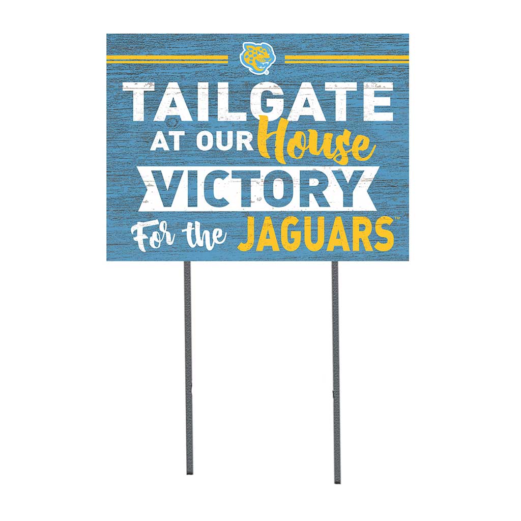 18x24 Lawn Sign Tailgate at Our House Southern University Jaguars
