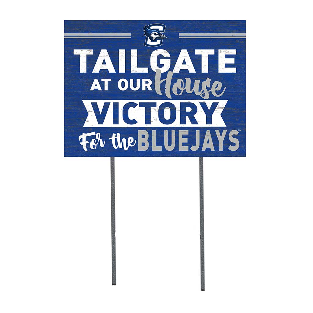 18x24 Lawn Sign Tailgate at Our House Creighton Bluejays