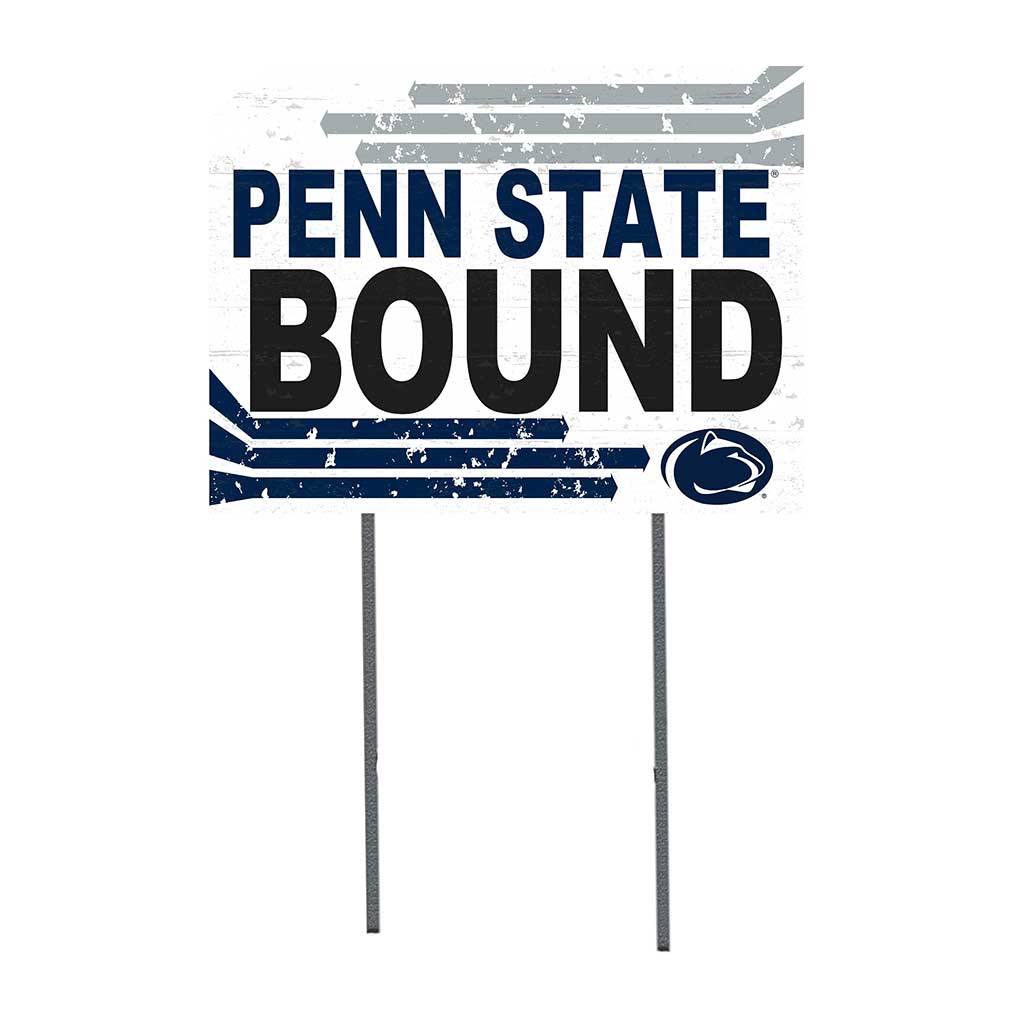 18x24 Lawn Sign Retro School Bound Penn State Nittany Lions