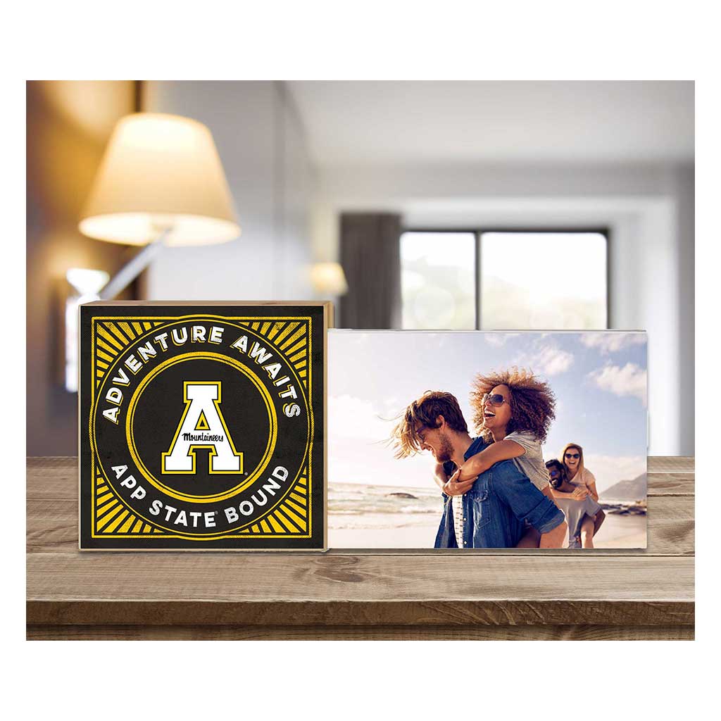 Floating Picture Frame Adventure Awaits Retro Team Appalachian State Mountaineers