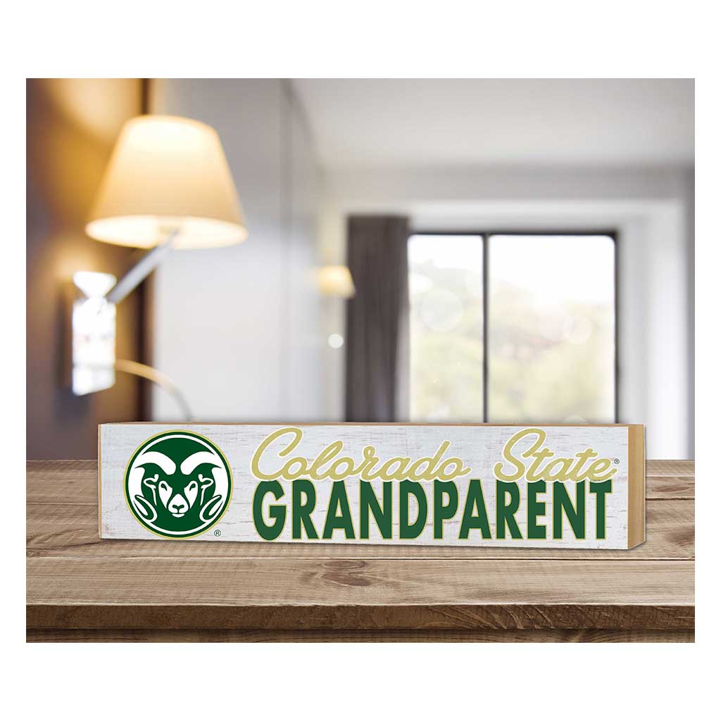 3x13 Block Weathered Grandparent Colorado State-Ft. Collins Rams