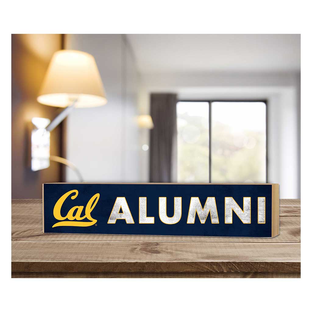 3x13 Block Team Logo Alumni California Berkeley Golden Bears