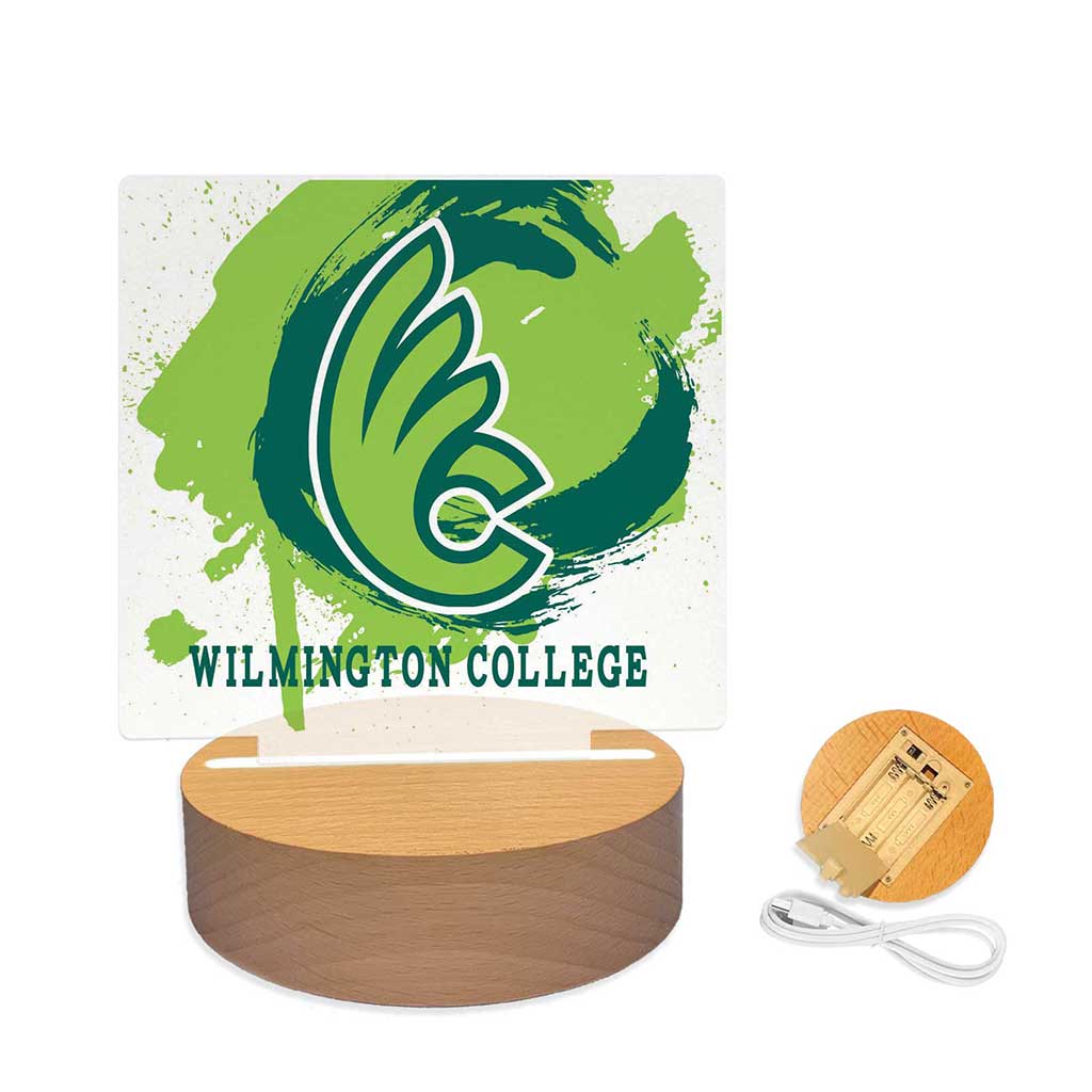 Paint Splash Acrylic Light Up Bundle Wilmington College Quakers