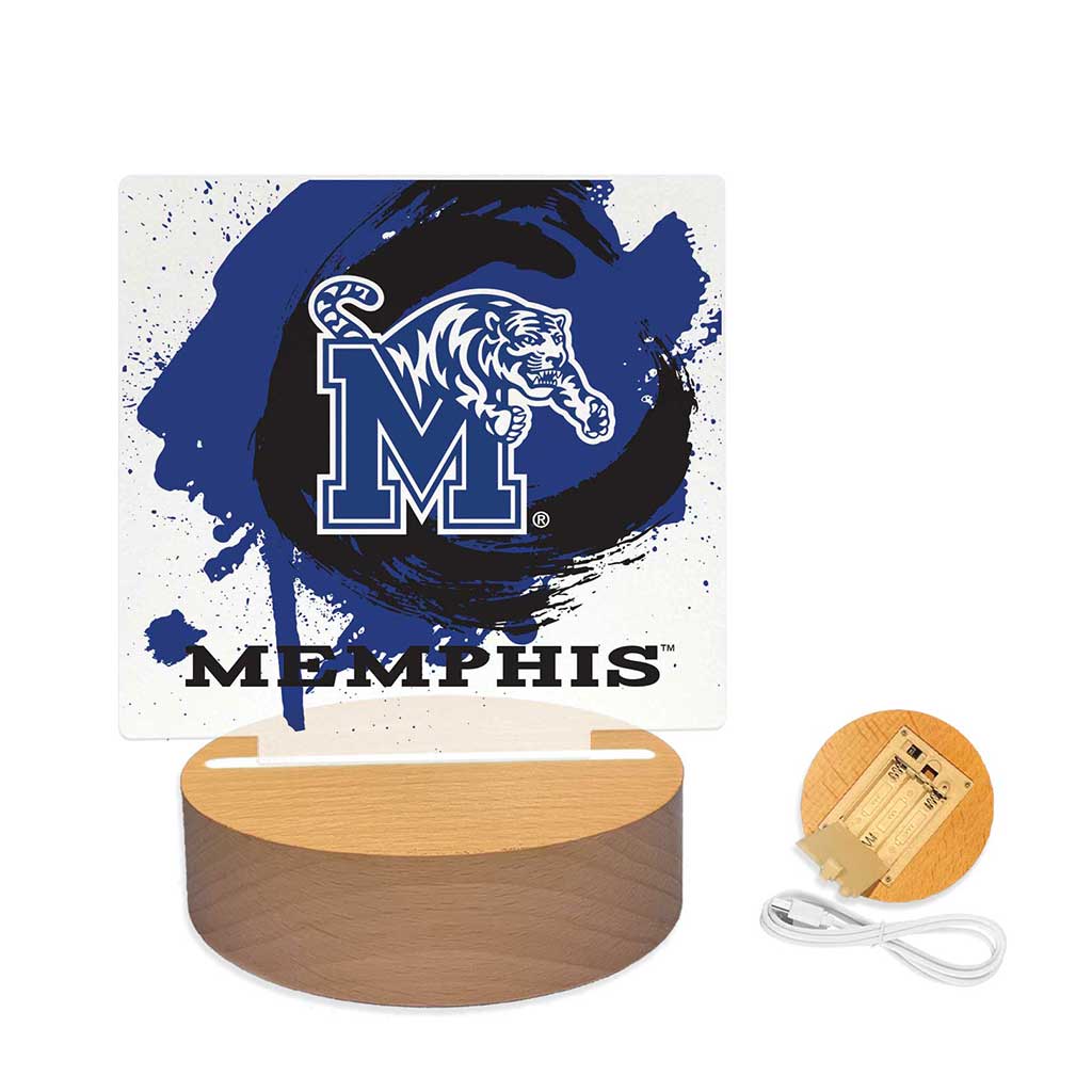 Paint Splash Acrylic Light Up Bundle Memphis Tigers
