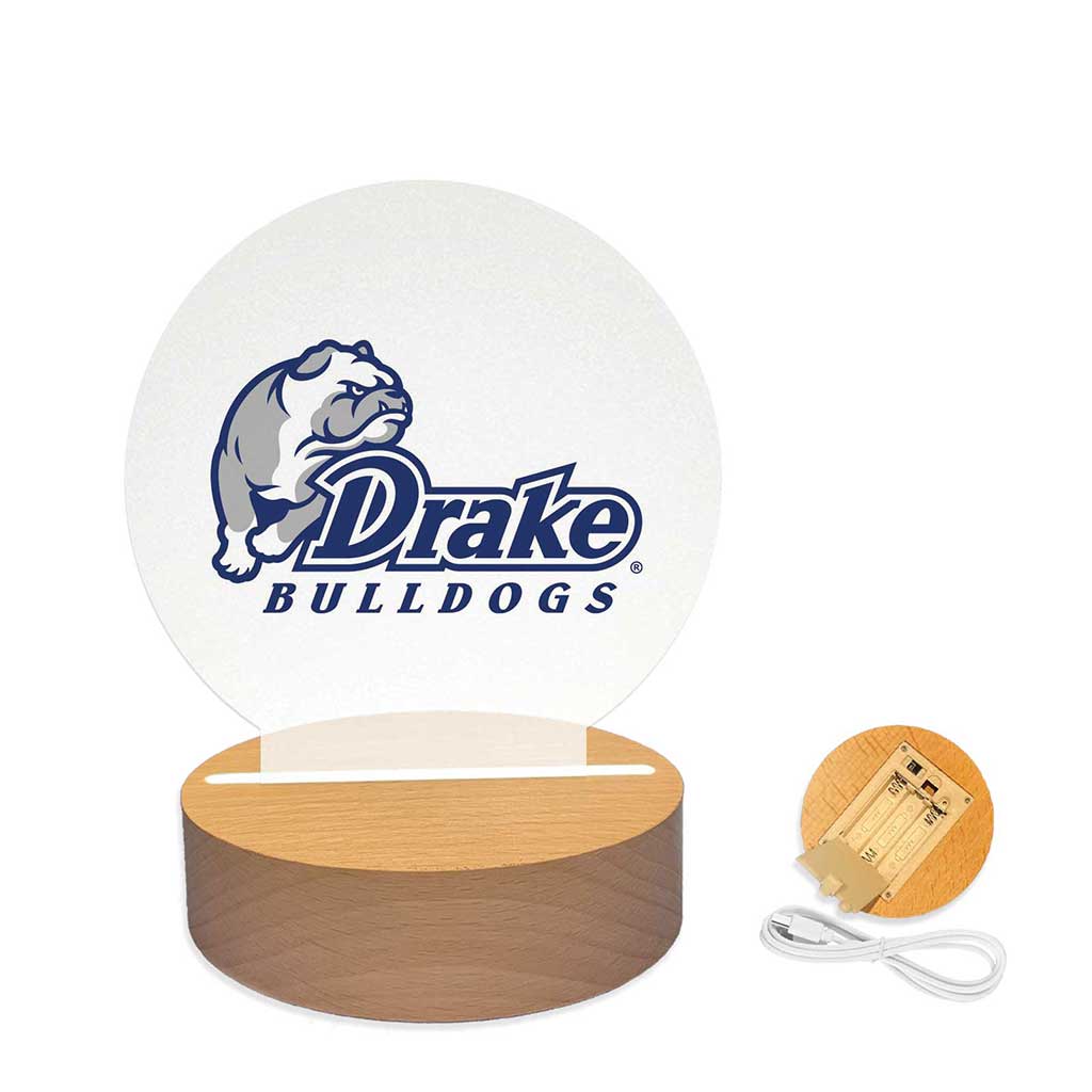 Team Logo Acrylic Light Up Bundle Drake Bulldogs