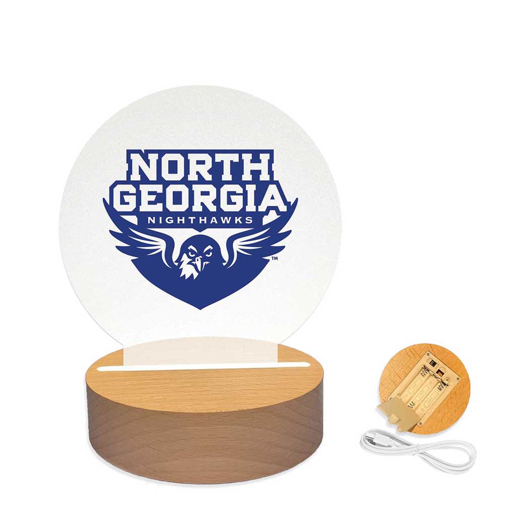Team Logo Acrylic Light Up Bundle The University of North Georgia Nighthawks