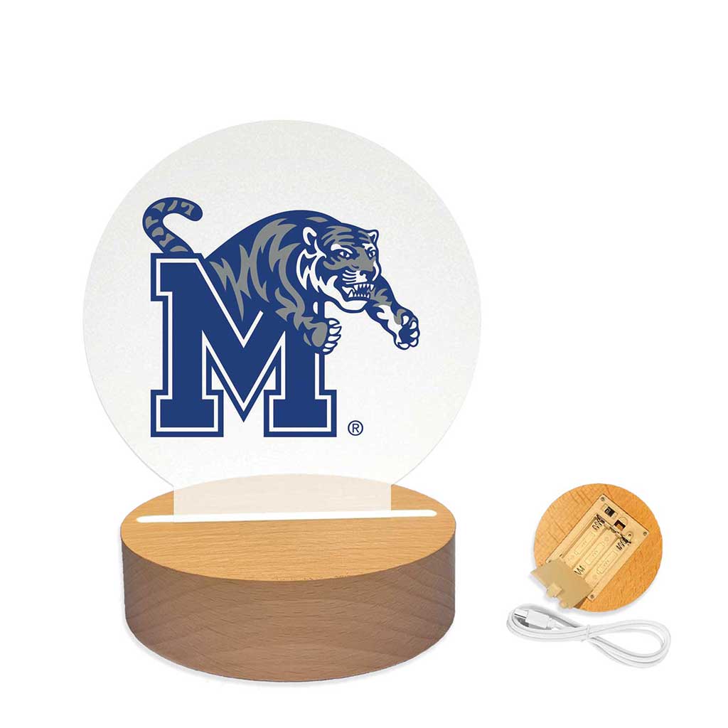 Team Logo Acrylic Light Up Bundle Memphis Tigers