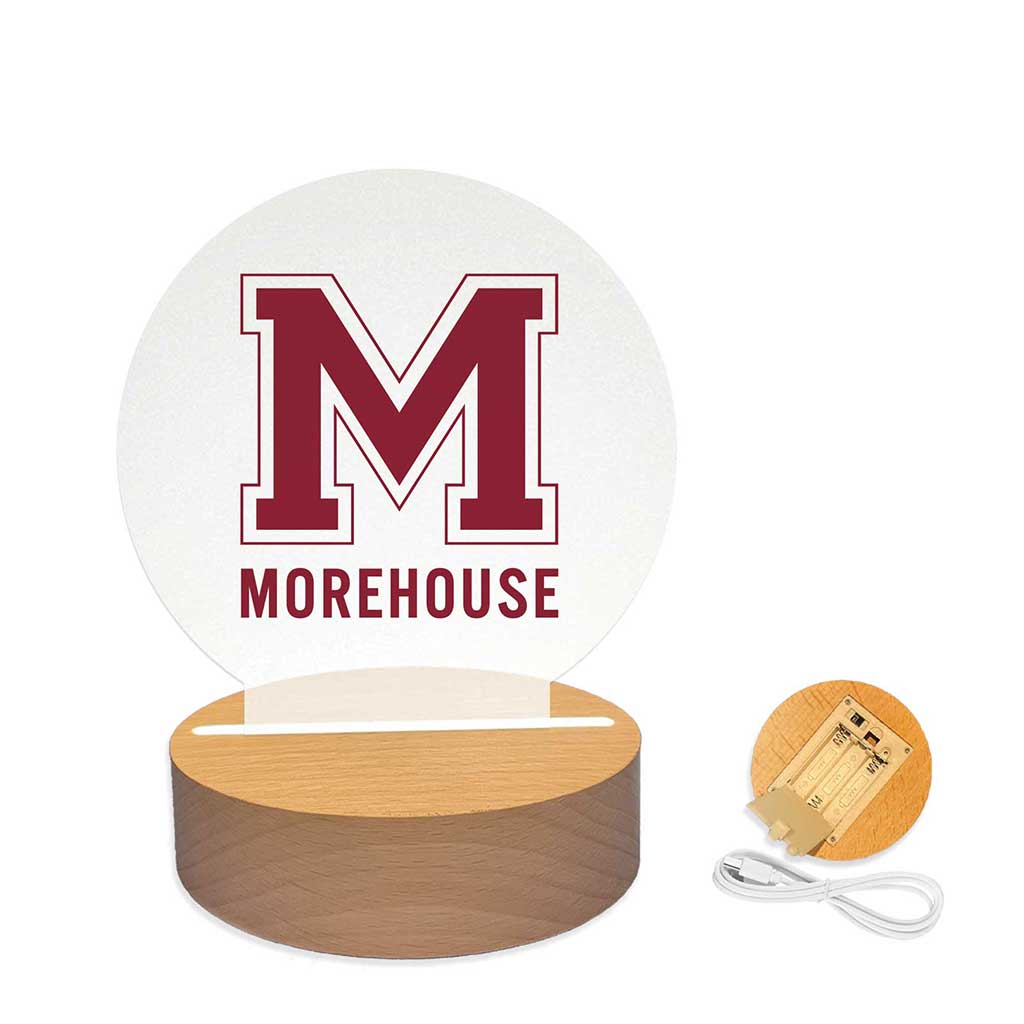 Team Logo Acrylic Light Up Bundle Morehouse College Maroon Tigers