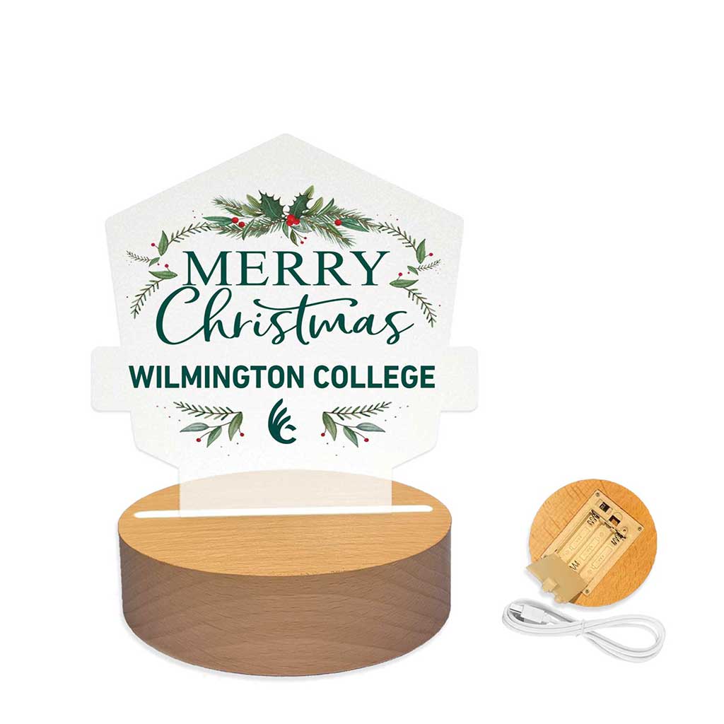 Holiday Acrylic Light Up Bundle Wilmington College Quakers