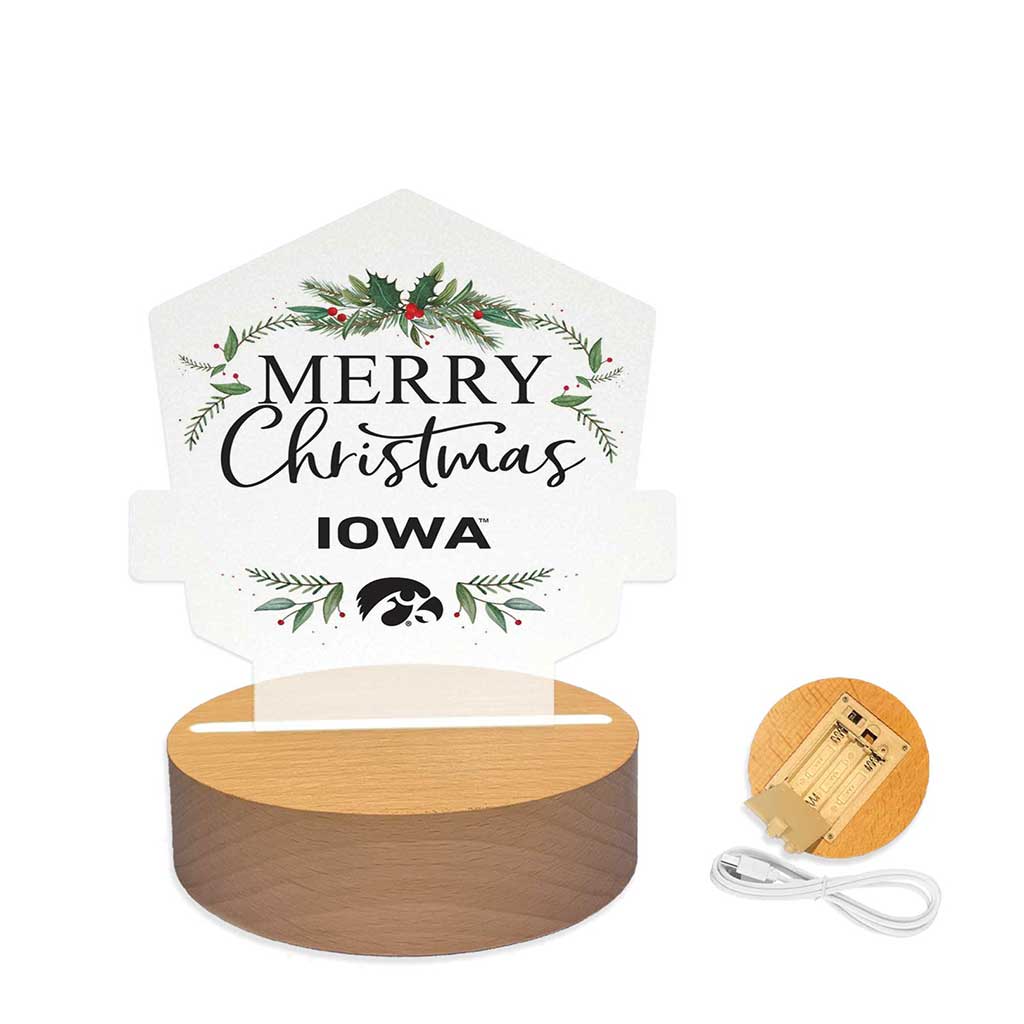Holiday Acrylic Light Up Bundle Iowa Hawkeyes