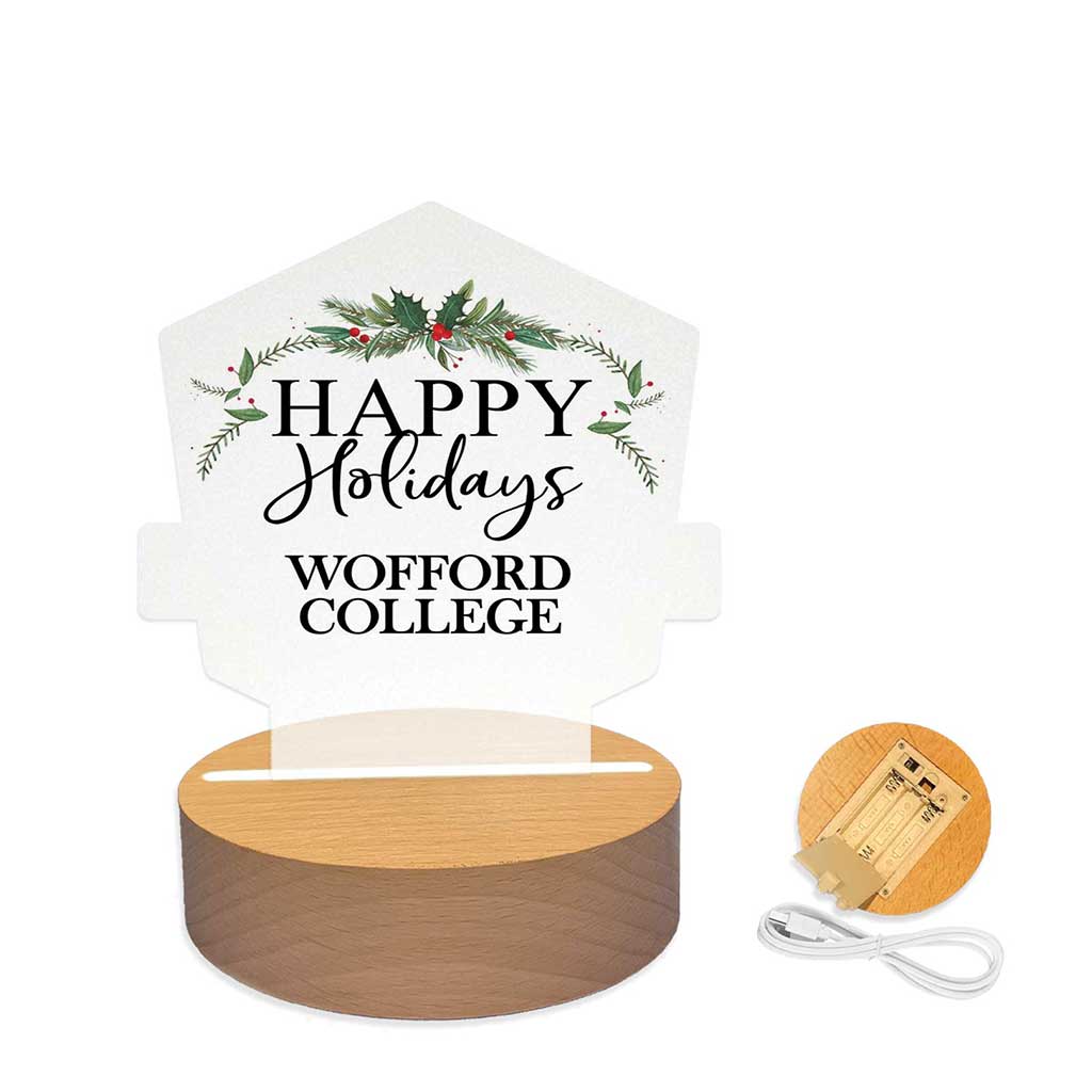 Holiday Acrylic Light Up Bundle Wofford College Terriers