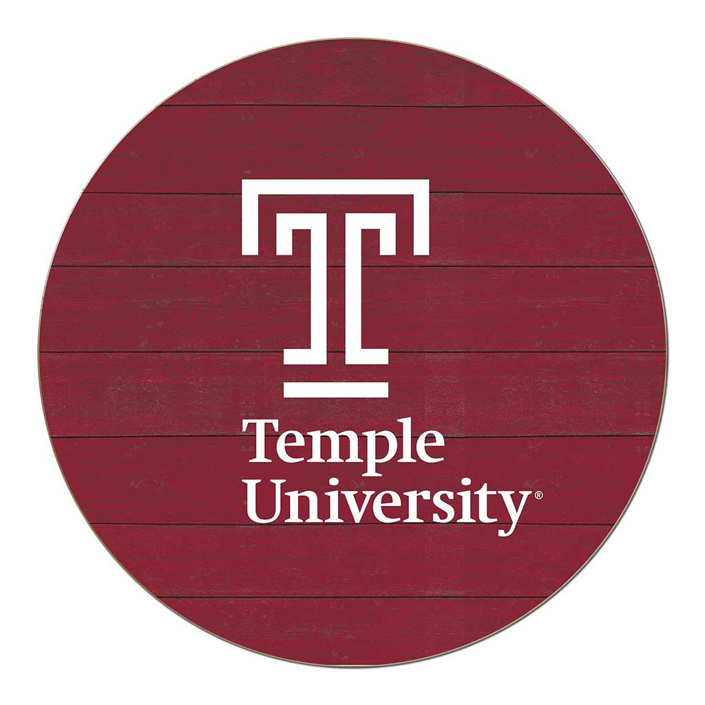 20x20 Weathered Colored Circle Temple Owls