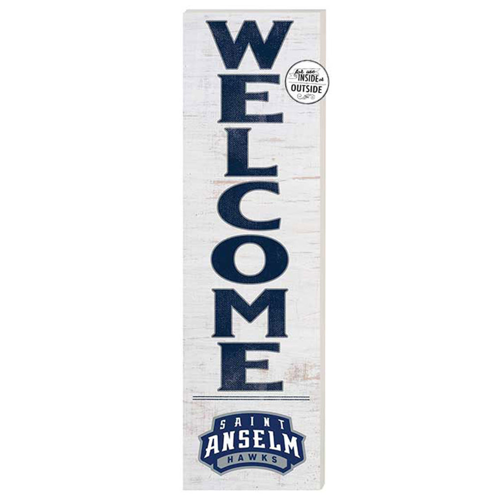 10x35 Indoor Outdoor Sign WELCOME Saint Anselm College Hawks