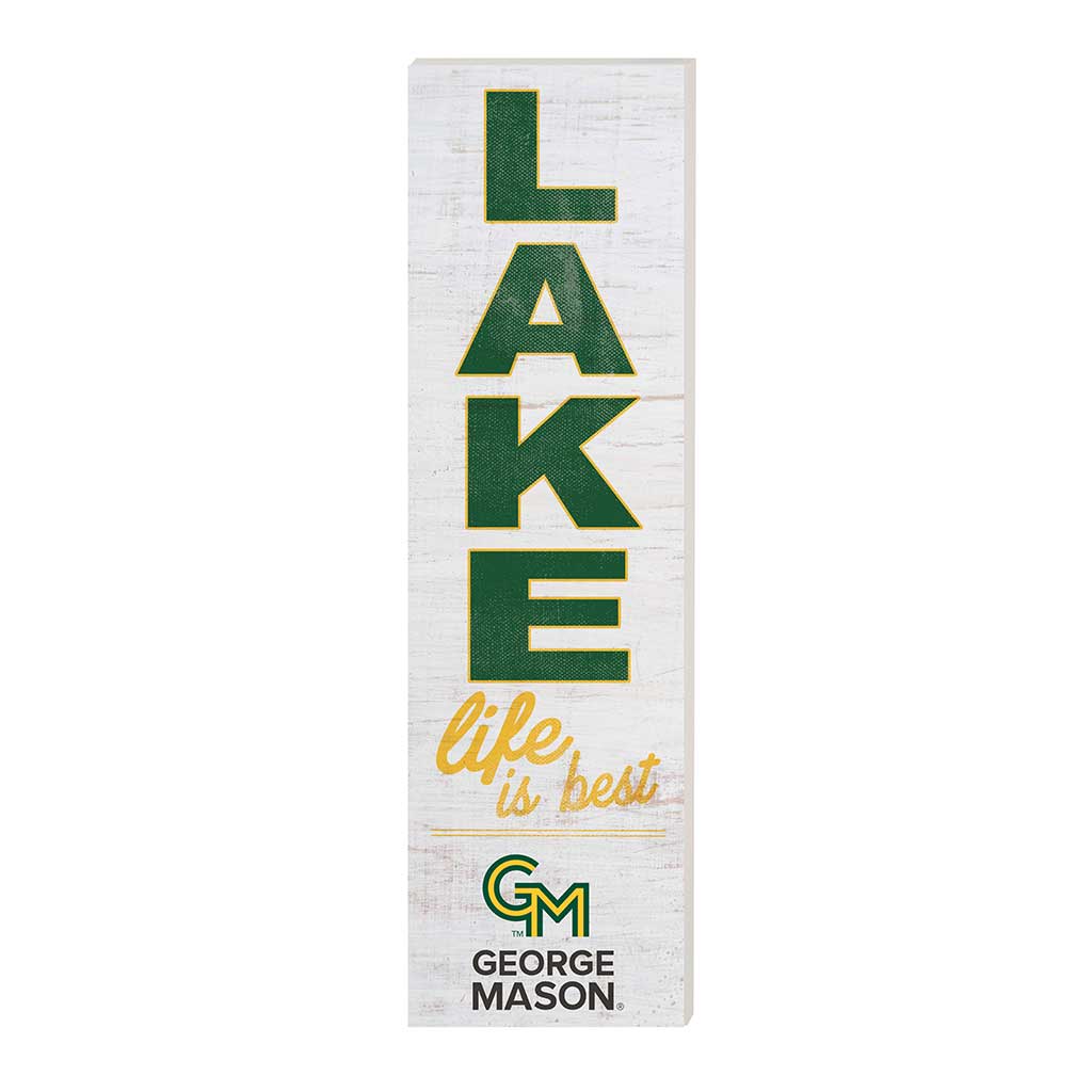 10x35 Indoor Outdoor Sign LAKE Life George Mason Patriots