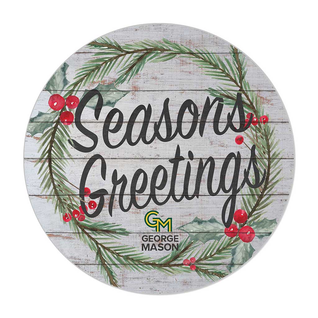 20x20 Indoor Outdoor Seasons Greetings Sign George Mason Patriots