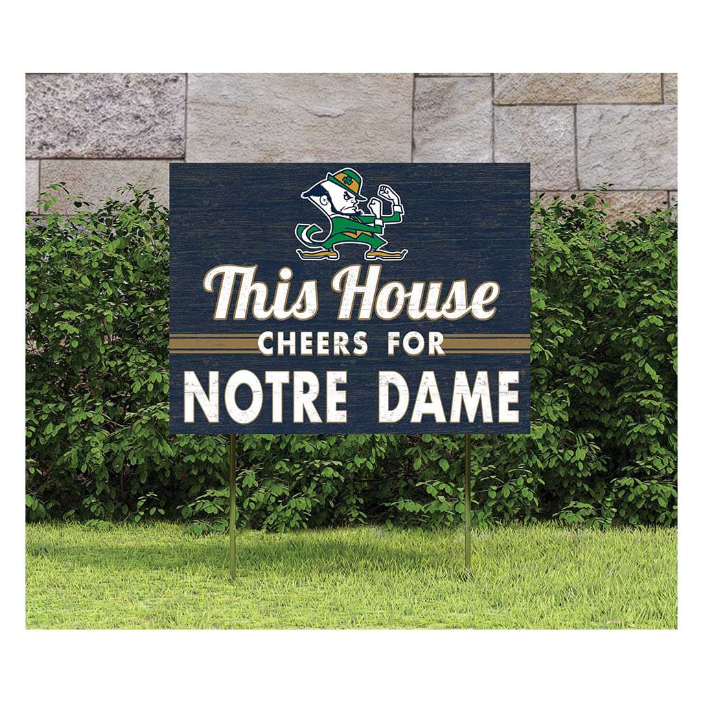 18x24 Lawn Sign Notre Dame Fighting Irish