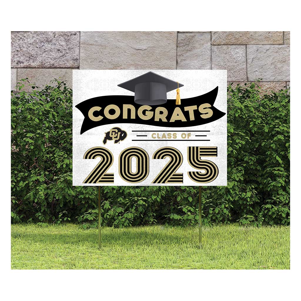 18x24 Colorado Buffaloes Class of 2025 Lawn Sign