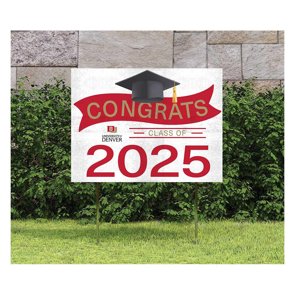 18x24 Denver Pioneers Class of 2025 Lawn Sign
