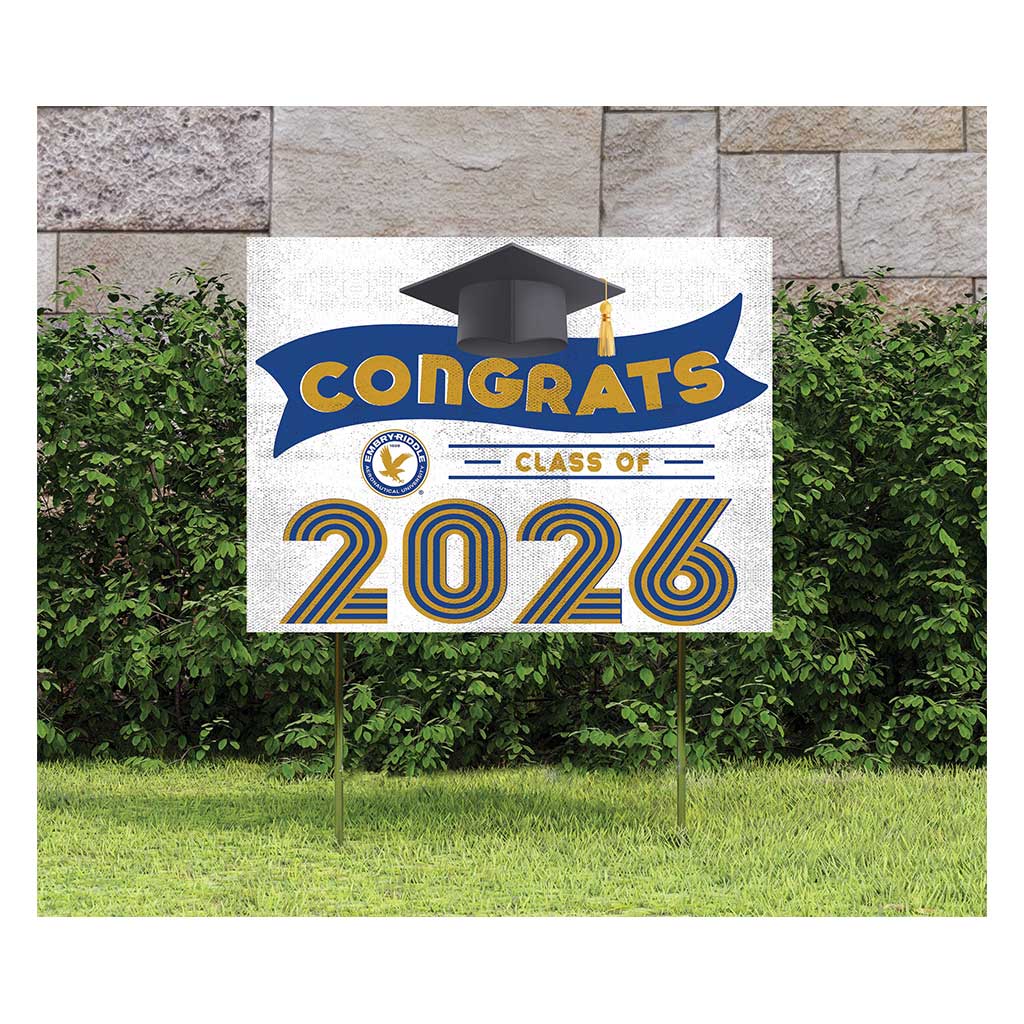 Embry Riddle Tail Sign Embry-Riddle Eagles Class of 2026 Lawn Sign-KH Sports Fan – KH SPORTS FAN